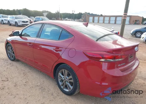 2018 Hyundai Elantra Sel z USA, uszkodzony, nr VIN 5NPD84LF2JH249745